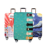 Thicker Travel Luggage Protective Cover Suitcase Case Travel Accessorie Baggag Elastic Luggage Cover Apply to 18-32inch Suitcase