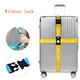 Luggage Strap Suitcase band Three digits password Belt Luggage Straps Cross Belt adjustable Travel accessorie Suitcase rope band