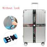 Luggage Strap Suitcase band Three digits password Belt Luggage Straps Cross Belt adjustable Travel accessorie Suitcase rope band